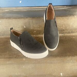 SOUL Naturalizer Turner Slip-On Perforated Casual Sneakers - Black